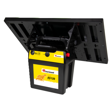 horizont 12 V solar energiser with battery - ranger® AS120