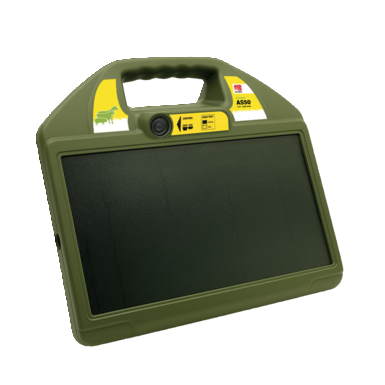 horizont 12 V solar electric fence energiser - farmer® AS50 | green