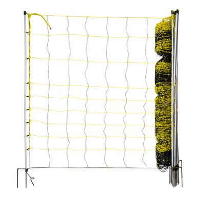horizont Sheep net horinetz with grounding conductor | 120 cm high | 50 m long | double tip | electrifiable
