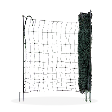 horizont Hundezaun easy |120 cm hoch | 25m lang | Doppelspitze | ohne Strom