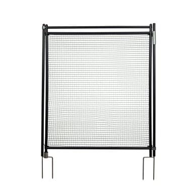 horizont gate for boundary fences | double prong| not electrifiable