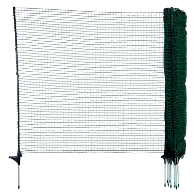horizont Begrenzungszaun FIX | 90 cm hoch | 20 m lang | 2 zusätzliche Pfähle