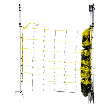 horizont Wolfabwehrnetz horinetz super plus |  90 / 120 cm hoch | 50 m lang | Doppelspitze | elektrifizierbar