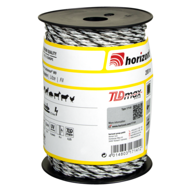 horizont Weidezaunlitze turbomax® W9 | 200 m | 9 Leiter Ø  0,25 mm