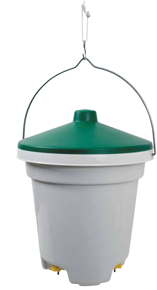 Hühnertränke hängend mit Nippel (12 L)