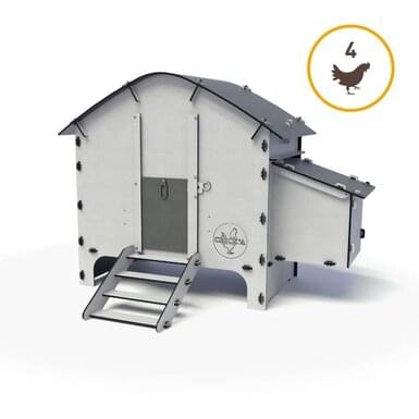 Chick'A® Chicken coop Harmony | recycled plastic | suitable for up to 4 chickens