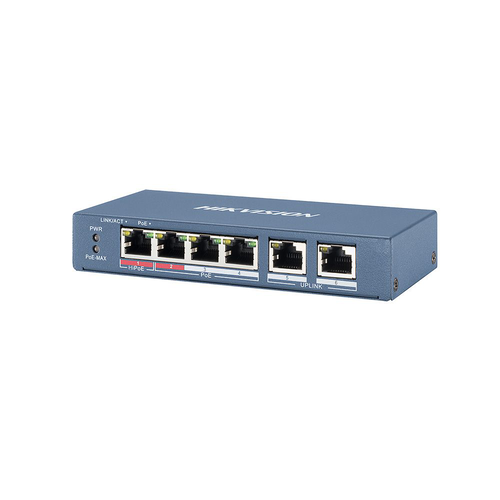 horizont Netzwerk Switch |  6 Ports |  PoE